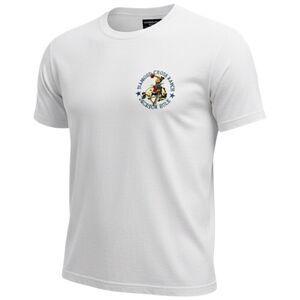 Diamond Cross Ranch Unisex Jackson Hole Wyoming Short Sleeve Graphic Tee White M